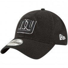 Men's New York Giants New Era Black Core Classic Primary Logo 9TWENTY Adjustable Hat 2934411